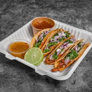 Barbacoa Tacos with Cheese